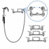 Thumbnail image #3 for Fisher Wall-Mount Hose-Style Pot Filler Faucet with 60-Inch Hose and 8-Inch Adjustable Centers