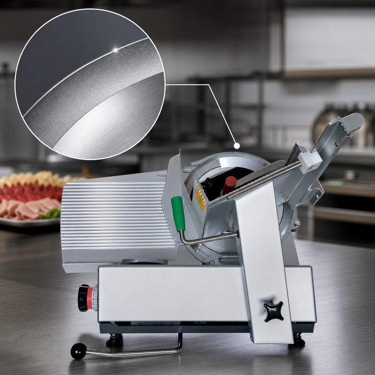 Product image #3 for Bizerba 13-Inch Automatic Heavy Duty Illuminated Safety Slicer, Gravity Feed