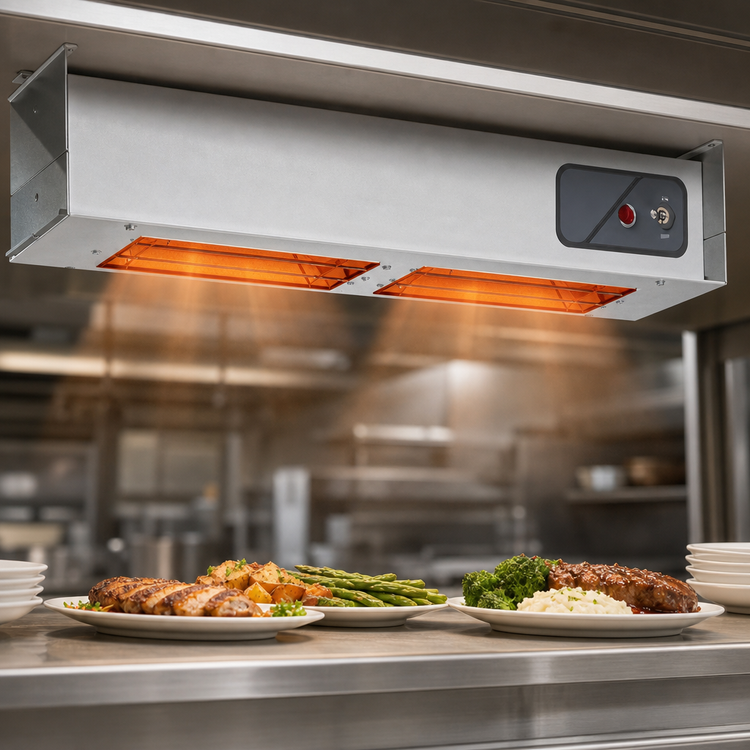 Product image #3 for Nemco 24-Inch Dual Infrared Strip Heater with On/Off Toggle Switch, 208V