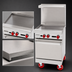 Thumbnail image #3 for American Range 24-Inch Gas Restaurant Range with 24-Inch Griddle, 1-Inch Plate, and Storage Base
