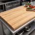 Thumbnail image #3 for John Boos Boos Block 60-Inch x 32-Inch Blended Edge Grain Maple Kitchen Countertop, Oil Finish