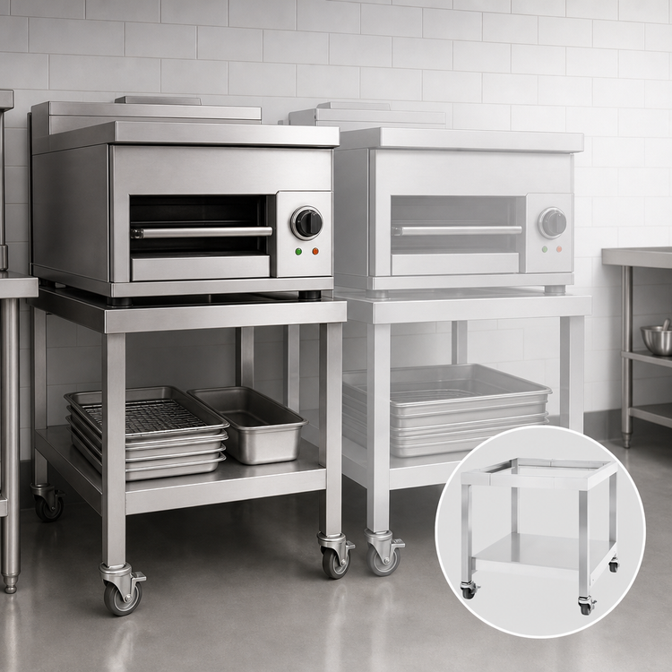 Product image #3 for Garland 36-Inch Stainless Steel Equipment Stand with Tubular Legs and Undershelf