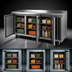 Thumbnail image #3 for Delfield 91-Inch Three-Section Refrigerated Work Table