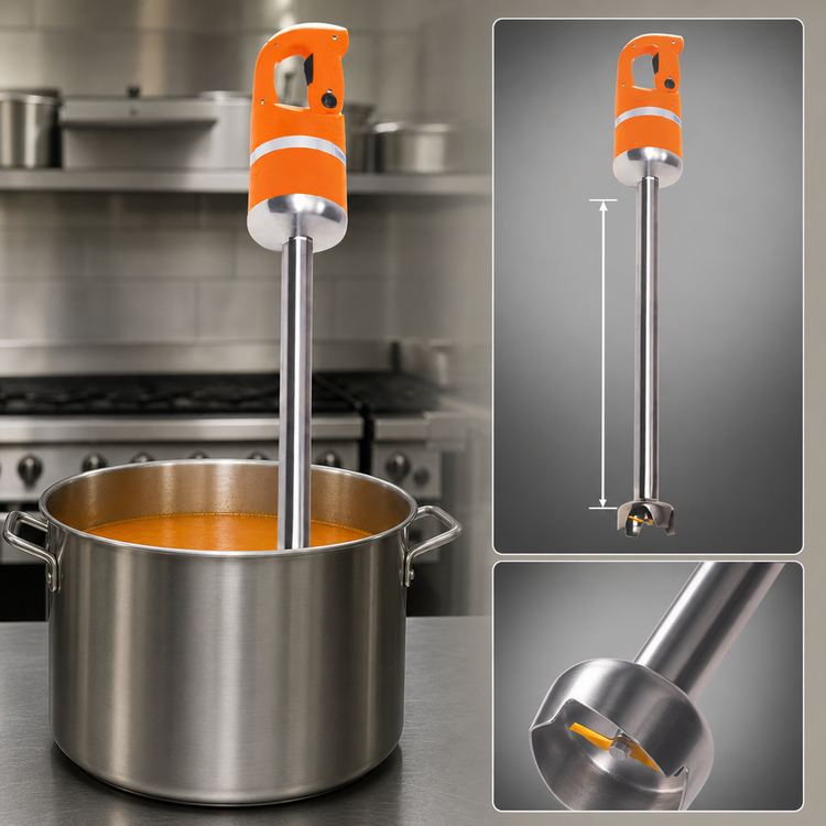 Product image #3 for Master MX2000 Single-Speed Immersion Blender with 16-Inch Stainless Steel Shaft, 15-Gallon Capacity