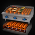 Thumbnail image #3 for Castle Series 60-Inch Countertop Gas Char-Broiler with Radiant Grates