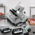 Thumbnail image #3 for Bizerba GSP HD I W-90 Heavy Duty Illuminated Safety 13-Inch Semi-Automatic Gravity Feed Slicer with Integrated Portion Scale