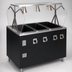 Thumbnail image #3 for Vollrath 4-Well Mobile Hot Food Station Deluxe with Buffet Breath Guard and Enclosed Base, 60-Inch Wide