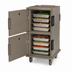 Thumbnail image #4 for Cambro Ultra Camcart® Front-Loading Double-Compartment Insulated Food Pan Carrier, 120 Qt. Per Compartment, HD Casters, Granite Sand