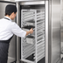 Thumbnail image #3 for Aluminum End-Load Reach-In Bun Pan / Steam Table Pan Rack, 10-Pan Capacity