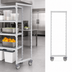 Thumbnail image #4 for Camshelving Premium Series Mobile Post Kit with Total-Locking Casters, 21-Inch W x 75-1/4-Inch H, Speckled Gray