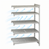 Thumbnail image #4 for Camshelving Premium 5-Tier Vented Add-On Shelving Unit, 18 x 60 x 64 Inches, Speckled Gray