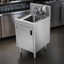 Thumbnail image #3 for Advance Tabco Prestige Supreme Freestanding Underbar Hand Sink with Cabinet Base and Faucet, 18 x 20 x 36 Inches