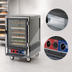 Thumbnail image #3 for Metro C5 3 Series Mobile Moisture Heated Holding and Proofing Cabinet with Gray Insulation Armour, Half Height, Clear Polycarbonate Door, 120V