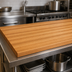 Thumbnail image #3 for Appalachian OKT8448-V 84 x 48 Inch Edge Grain Red Oak Island Countertop, Varnique Finish