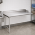 Thumbnail image #3 for Eagle Group 60-Inch Straight Clean Dishtable with 8-Inch Backsplash, Left-to-Right Operation