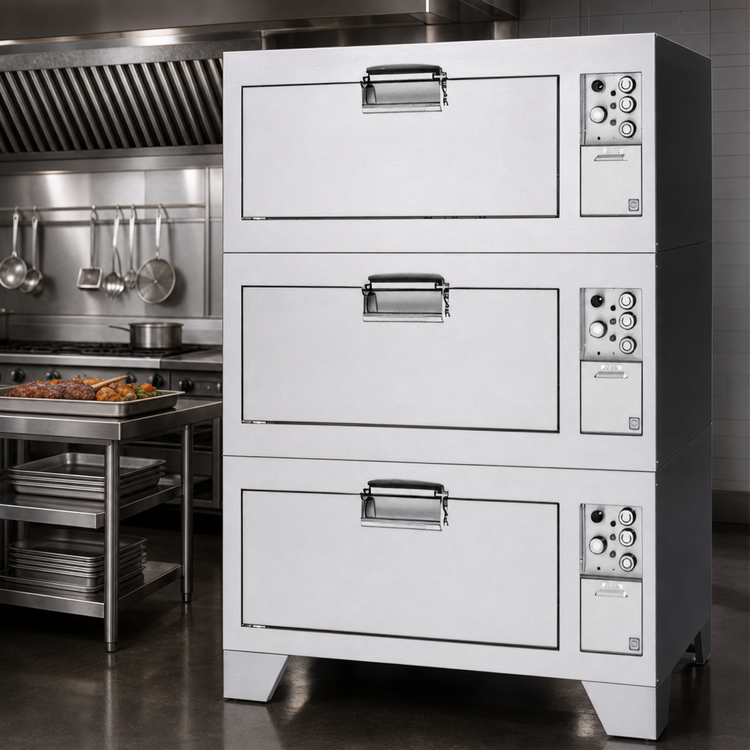 Product image #3 for Lang Marine 54-Inch Triple Deck Electric Roast Oven, 18 kW