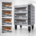 Thumbnail image #3 for BakeMax Four-Deck Electric Artisan Stone Deck Oven, 12 Pan Capacity, 220V/3-Phase