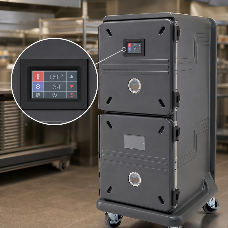 Product image #3 for Cambro Pro Cart Ultra® Electric Front-Loading Hot/Cold Food Pan Carrier, 20 GN 1/1 Pan Capacity