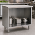 Thumbnail image #3 for Eagle Spec-Master 120-Inch x 24-Inch Open Front Cabinet Base Stainless Steel Work Table