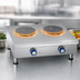 Thumbnail image #3 for Imperial 24-Inch Electric Countertop Hot Plate with 2 Round Plate Elements and Solid Top