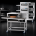 Thumbnail image #3 for Lincoln Impinger II 1100 Series Triple-Stack Electric Pizza Conveyor Oven Package