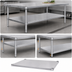 Thumbnail image #3 for Adjustable Stainless Steel Undershelf for 84 x 24 x 36 Inch Work Table