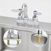 Thumbnail image #3 for 4-Inch Centerset Deck Mount Medical Lavatory Faucet with Swivel Gooseneck and 2.2 GPM Aerator