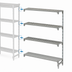 Thumbnail image #4 for Cambro Camshelving Premium 4-Tier Polymer Shelving Add-On Unit, 18