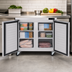 Thumbnail image #3 for Kool-It Signature KUCF-36-2 Double Door Undercounter Freezer, 9.5 Cu. Ft., Stainless Steel, 115V