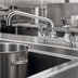 Thumbnail image #3 for T&S Brass Big-Flo B-0294 Kettle & Pot Sink Mixing Faucet with 8-Inch Deck Mount and 18-Inch Swing Nozzle