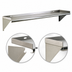 Thumbnail image #3 for Eagle Group 36-Inch Wall-Mounted Tab-Lock Shelf, 12-Inch Deep, 16-Gauge Type 430 Stainless Steel
