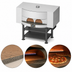 Thumbnail image #3 for Marra Forni MS83-31G Square Gas-Fired Brick Pizza Oven with Stand, 83 x 31 Inch Deck