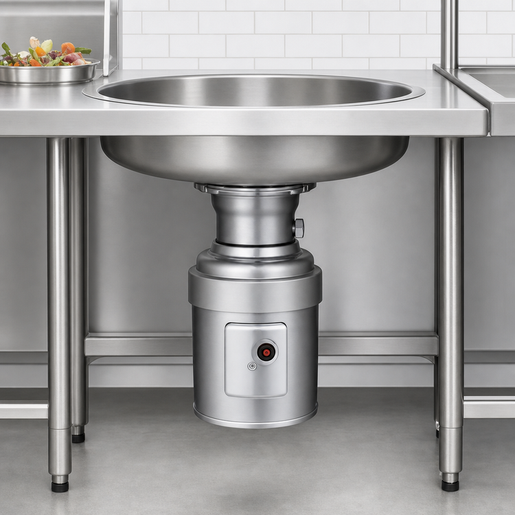 Product image #3 for InSinkErator SS-100 Small-Capacity Complete Food Waste Disposer Package with 18-Inch Bowl, 1 HP, Stainless Steel