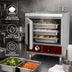 Thumbnail image #3 for Crown EPXN-3 Countertop Boilerless Electric Steamer, 3 Full-Size Pan Capacity