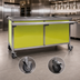 Thumbnail image #3 for Director's Choice DCS2-HFU-B-3 Mobile Hot Food Table, 2-Well, 3-Phase Electric