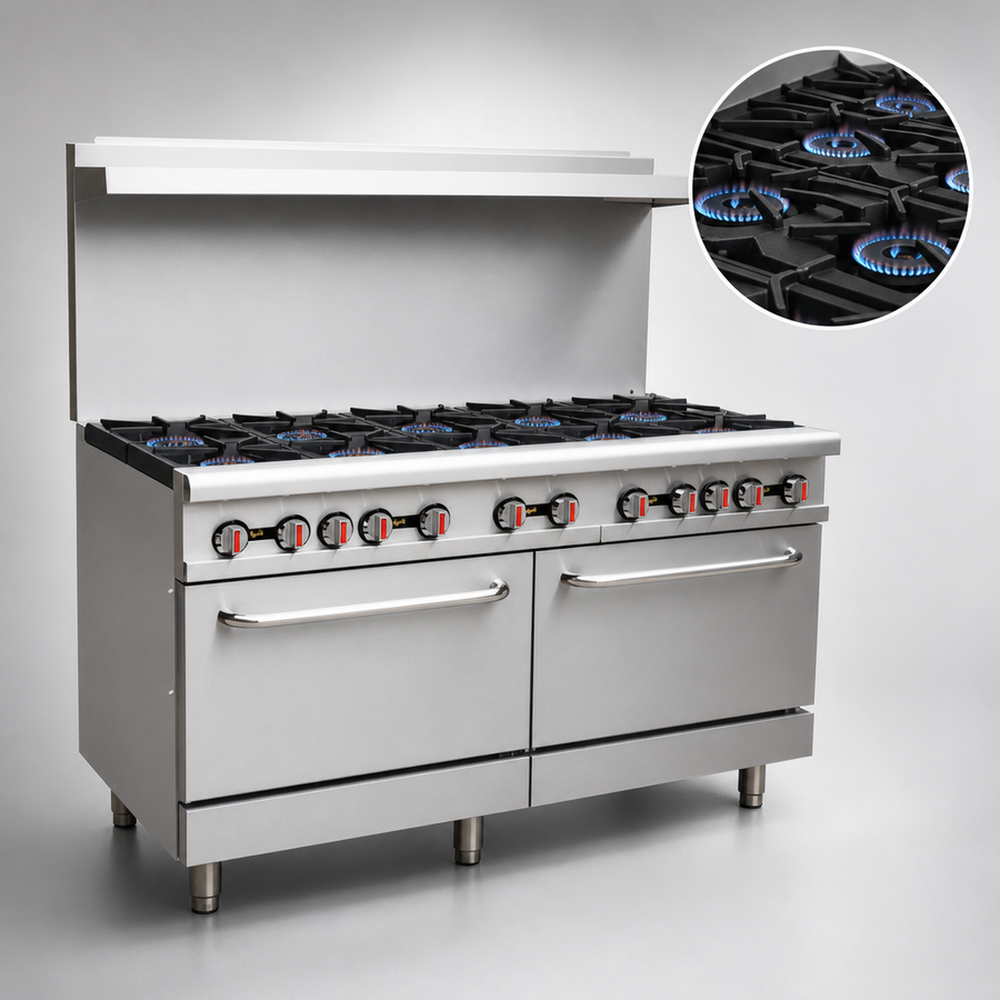 Ten Open Burners