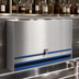 Thumbnail image #3 for Advance Tabco Prestige Single-Tier Stainless Steel Speed Rail with Locking Cover, 48 Inch, 12-Bottle Capacity