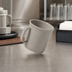 Thumbnail image #4 for American Metalcraft Crave Collection 12 oz Shadow Gray Tritan Plastic Mug with Handle