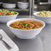Thumbnail image #4 for Winco 32 oz White Rimless Round Melamine Bowl
