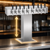 Thumbnail image #3 for Perlick Century 12-Faucet Extra High Wide Base Tee Draft Beer Tower, Countertop, Glycol-Cooled, Stainless Steel