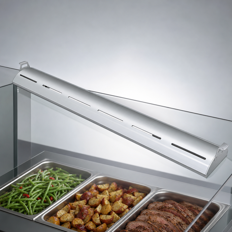 Product image #3 for Hatco Glo-Rite Curved 24-Inch LED Display Light with Aluminum Housing