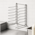 Thumbnail image #3 for American Metalcraft 7-Tier Wall-Mounted Pizza Pan Rack, Stainless Steel