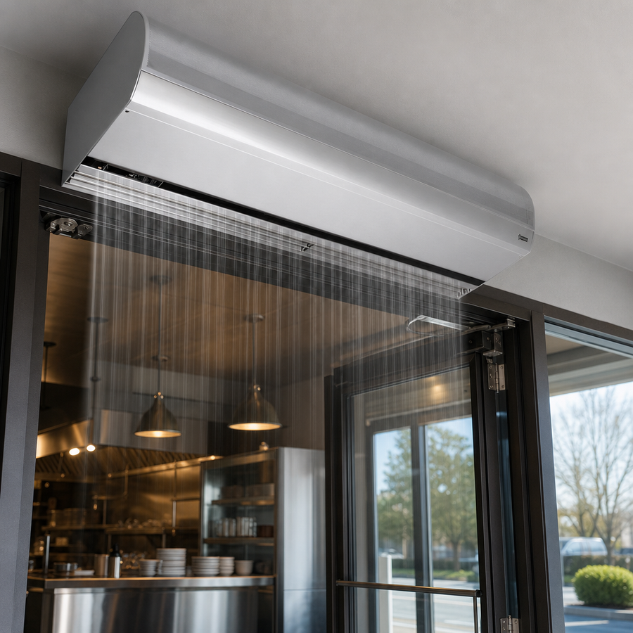 Electric Heated Air Curtain