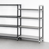 Thumbnail image #3 for Camshelving Elements XTRA Stationary Add-On Polymer Shelving Unit, 24