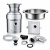 Thumbnail image #3 for InSinkErator SS-100 Complete Food Waste Disposer Package with 18-Inch Bowl, 1 HP, and CC-202 Control Center