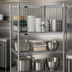 Thumbnail image #3 for Eagle Group Security Enclosure Kit for Wire Shelving, 24 x 36 Inch, Hinged Doors, Stainless Steel