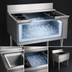 Thumbnail image #3 for Eagle Group 2200 Series Underbar Cocktail Unit with 16-Inch Deep Insulated Ice Bin, 8 Bottle Wells, 40