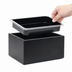 Thumbnail image #3 for Cal-Mil Midnight Bamboo Rectangular Wood Ice Housing with Removable Polycarbonate Pan, 10 x 12 x 6-1/2 Inches