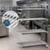 Thumbnail image #3 for Cambro Camshelving Elements XTRA Stationary Add-On Shelving Unit, 21 x 36 x 84 Inches, 4-Tier, Speckled Gray