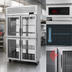 Thumbnail image #3 for Turbo Air PRO Series Pass-Thru Heated Holding Cabinet, Two-Section, 8 Half Glass Doors, 48.7 Cu. Ft.